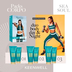 Keenwell - MODELING BODY SYSTEM  Duo Body Program 03 /  Промоционален комплект за тяло  - Стягащ  дневен крем  с цялостно действие + Липо-слиминг нощна терапия . 200 § 200 ml