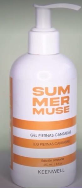 Keenwell - SUMMER MUSE ГЕЛ ЗА ОБЛЕКЧАВАНЕ НА КРАКАТА. 250 ml.