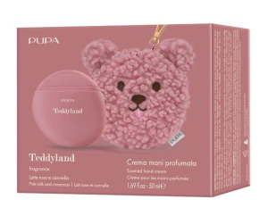 PUPA MILANO - TEDDYLAND  Ароматизиран крем за ръце + мини несесер във формата на мече.