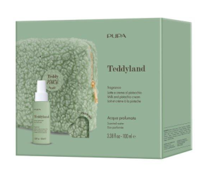PUPA MILANO - TEDDYLAND  CHRISTMAS 2026  SCENTED WATER АРОМАТНА ВОДА ЗА ТЯЛО + НЕСЕСЕР / 6 аромата. 100 ml