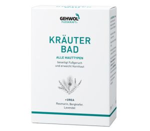 Gehwol - Билкови соли за крака Fusskraft Herbal Bath Green гранули.