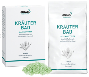 Gehwol - Билкови соли за крака Fusskraft Herbal Bath Green гранули.